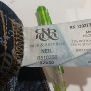 Rock & Republic Dark Blue Relaxed Jeans